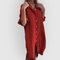 Yara | Ibiza Style Shirt Dress - Velvet Haven