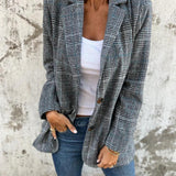 Lucinda | Classic Plaid Blazer
