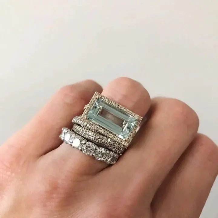Timeless Vintage Silver Ring with Turquoise - Velvet Haven