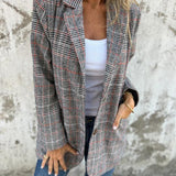 Lucinda | Classic Plaid Blazer