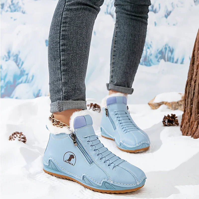 Annegret™ – Elegant Winter Ankle Boots for Exceptional Comfort - Velvet Haven