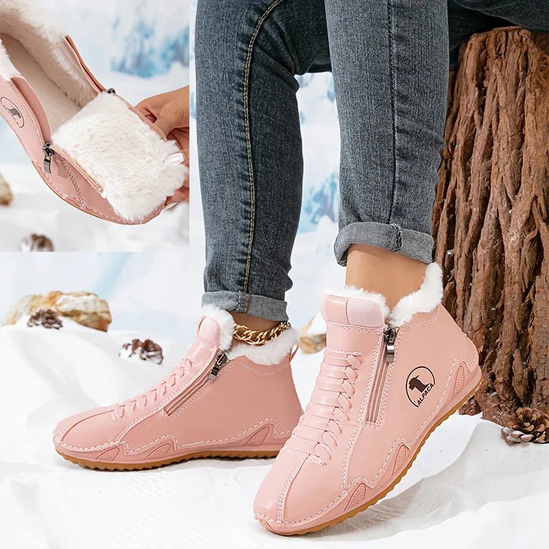 Annegret™ – Elegant Winter Ankle Boots for Exceptional Comfort - Velvet Haven