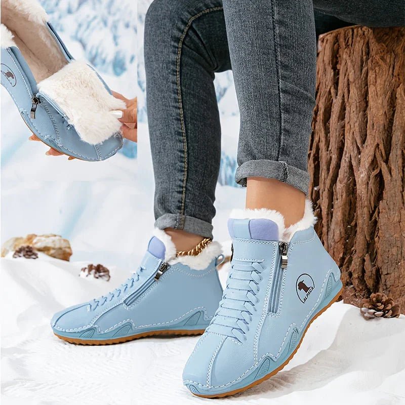 Annegret™ – Elegant Winter Ankle Boots for Exceptional Comfort - Velvet Haven