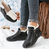 Annegret™ – Elegant Winter Ankle Boots for Exceptional Comfort - Velvet Haven