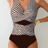 Annelies | Tummy Control Swimsuit with Wrap V-Neckline - Velvet Haven