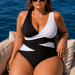 Annelies | Tummy Control Swimsuit with Wrap V-Neckline - Velvet Haven