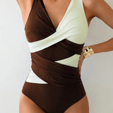 Annelies | Tummy Control Swimsuit with Wrap V-Neckline - Velvet Haven