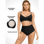 Aurora | Lightweight Shaping Bikini Set - Velvet Haven