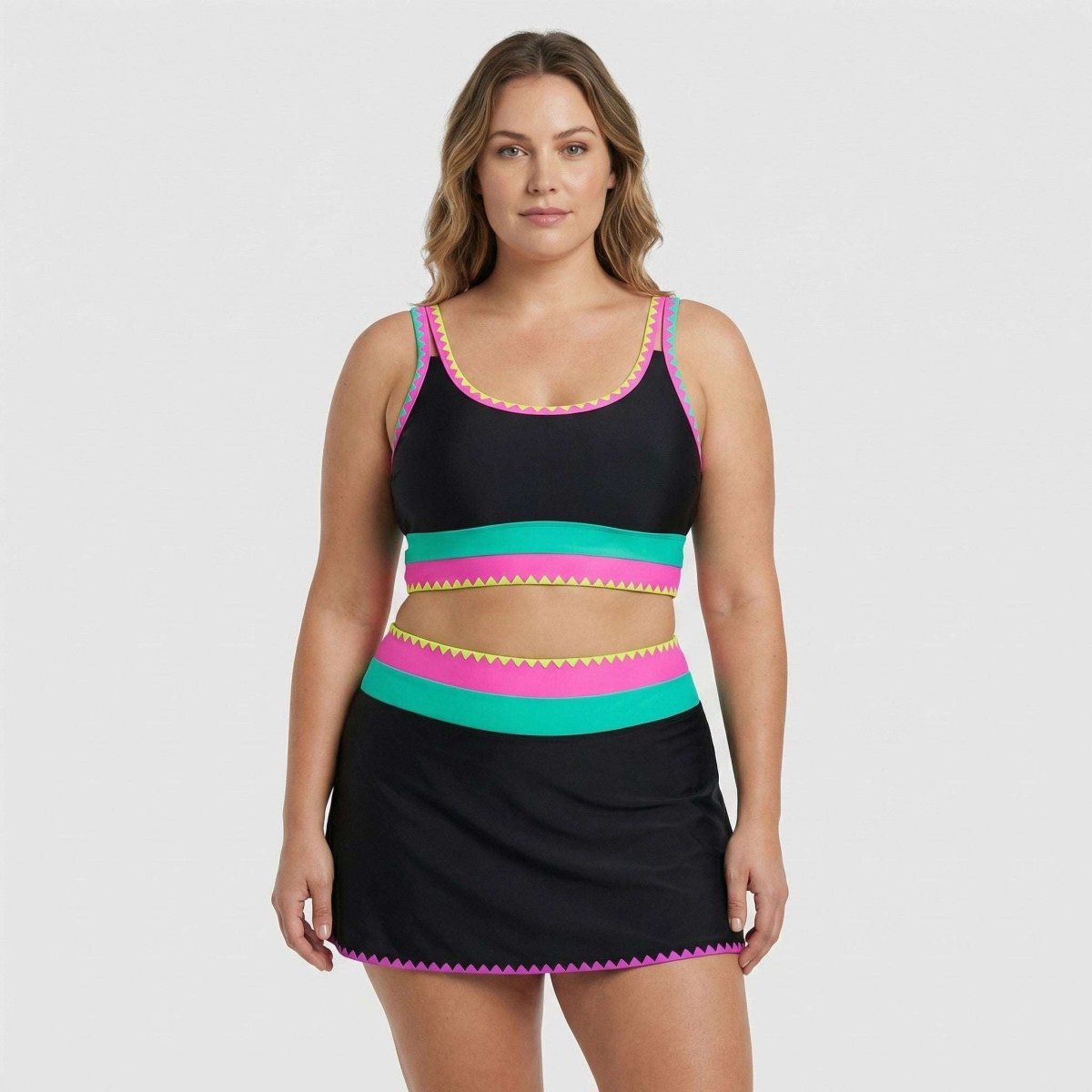 Ava | 3-Piece Swimsuit Set with Skirt - Velvet Haven
