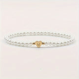Chic A-Z Heart Initial Bracelet