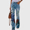 Eliza | Flower Jeans - Velvet Haven