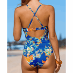Britt | Boho Plunge Swimsuit - Velvet Haven