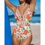 Britt | Boho Plunge Swimsuit - Velvet Haven