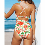 Britt | Boho Plunge Swimsuit - Velvet Haven