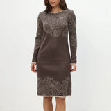 Annika | Long Sleeved Floral Print Dress