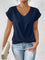 Maia | Twist Front V-Neck Top - Velvet Haven