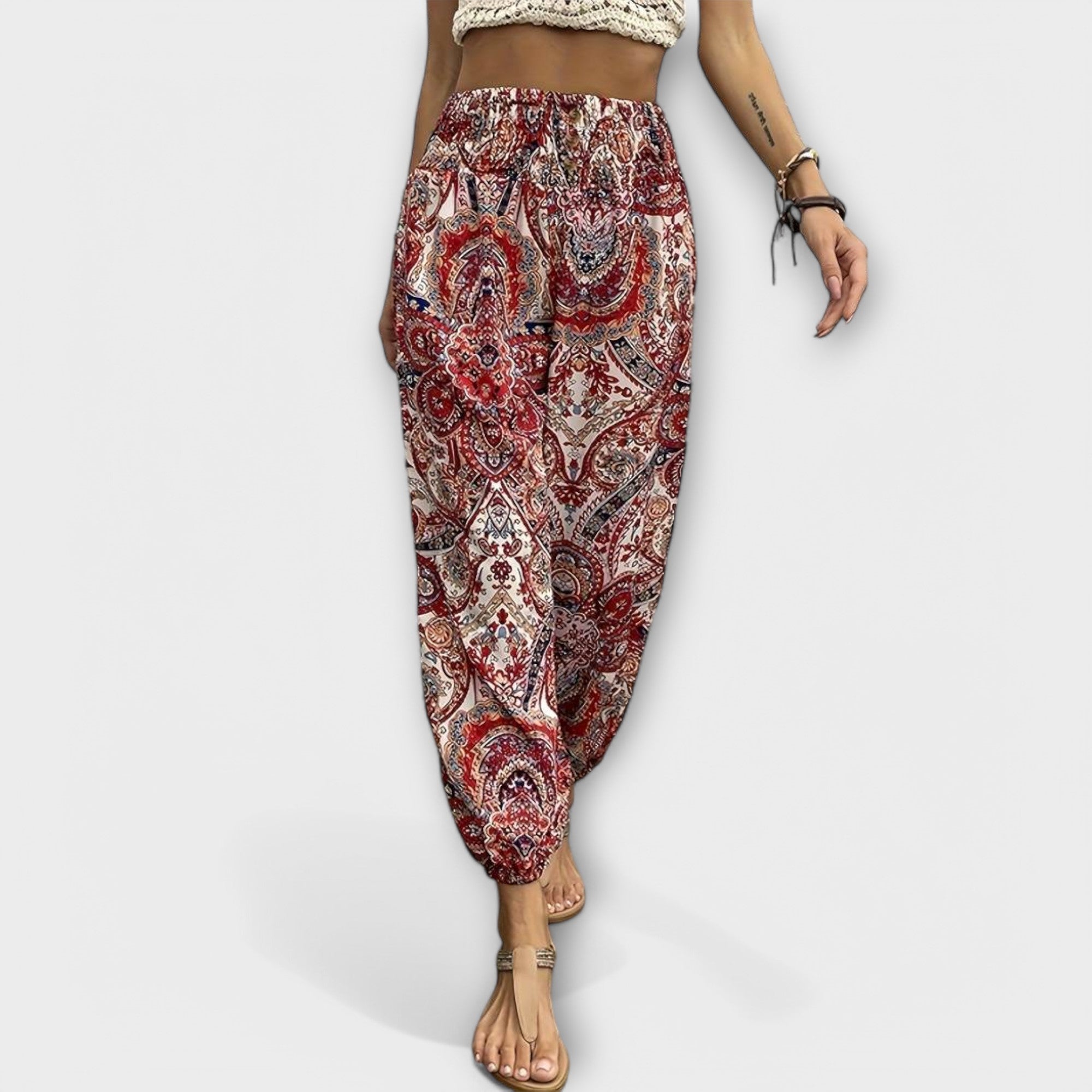 Scarlett | Ethnic Graphic Trousers