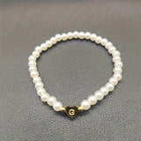 Chic A-Z Heart Initial Bracelet