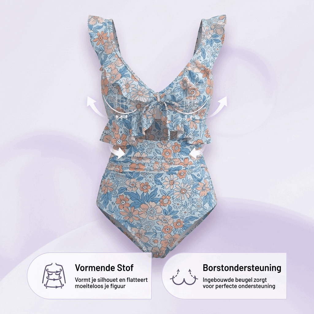 Charlotte | Flirtatious V-Neck Swimsuit - Velvet Haven