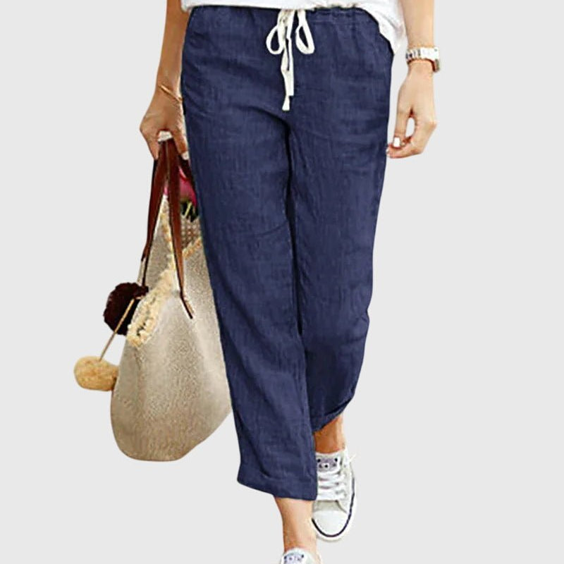Zanra | Elegant Summer Trousers - Velvet Haven