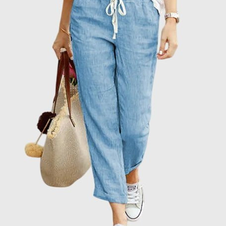 Zanra | Elegant Summer Trousers - Velvet Haven