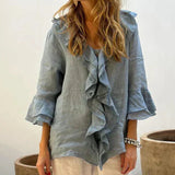 Elowis | Stylish Ruffled Blouse