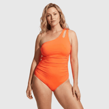 Demi | Flattering One-Shoulder Swimsuit - Velvet Haven