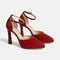 Evette | Leather Heels - Velvet Haven