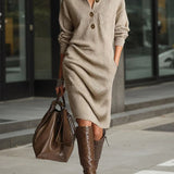 Poppy | Long Sleeve Loose Knit Dress