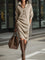 Poppy | Long Sleeve Loose Knit Dress - Velvet Haven