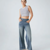 Eva | Comfortable & Stretch High-Waist Trousers