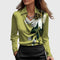 Sylvie | Blouse with a Luxurious Pleated Neckline - Velvet Haven