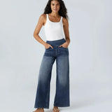 Eva | Comfortable & Stretch High-Waist Trousers