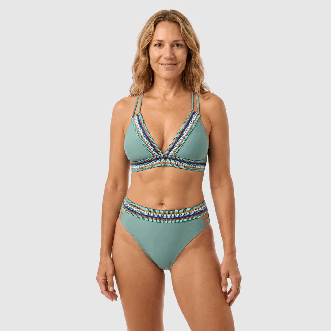 Elske | High-Waisted Boho Bikini Set - Velvet Haven