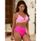 Emilia | High-Waisted Bikini with U-Ring Detail Top - Velvet Haven