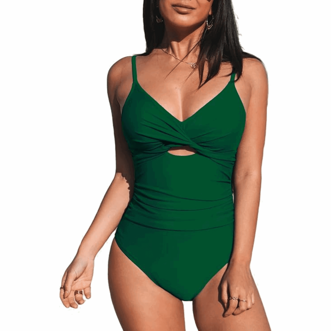Esmee | Sculpting Open-Back Swimsuit - Velvet Haven