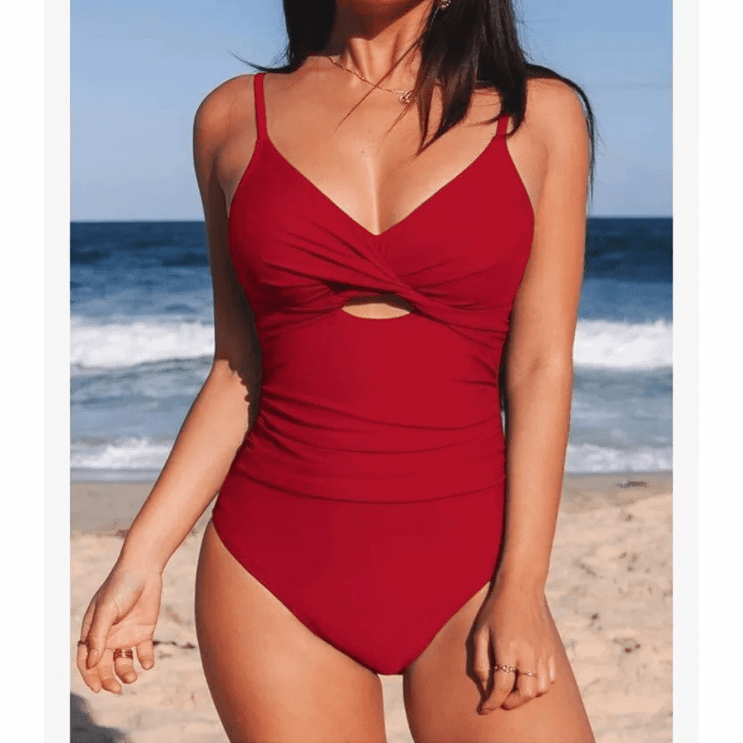 Esmee | Sculpting Open-Back Swimsuit - Velvet Haven