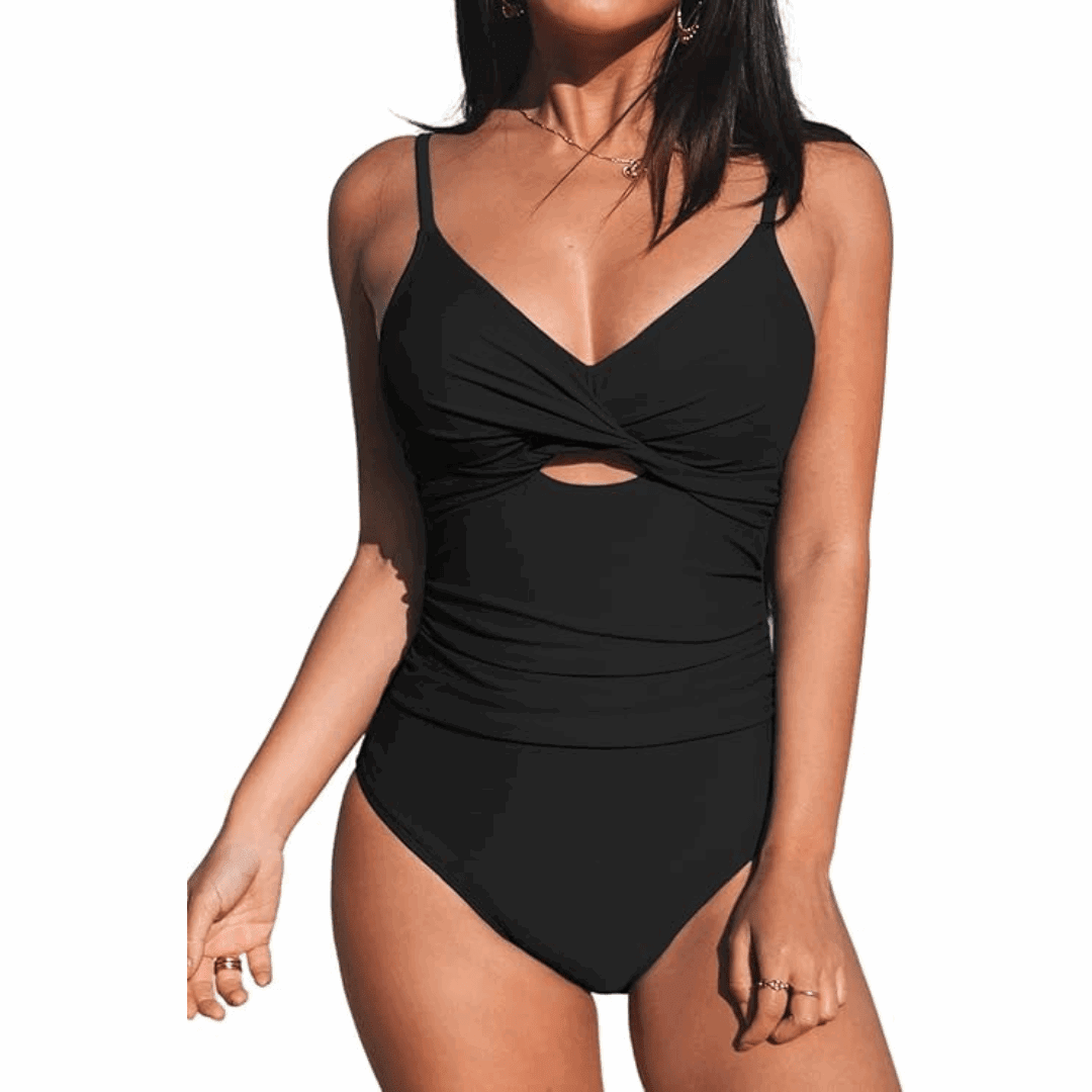 Esmee | Sculpting Open-Back Swimsuit - Velvet Haven