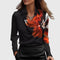 Sylvie | Blouse with a Luxurious Pleated Neckline - Velvet Haven