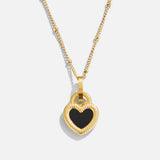 Reversible Heart Necklace