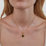 Reversible Heart Necklace