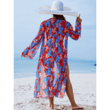 Floor | 3-Piece Floral Bikini Set with Complimentary Cover-Up - Velvet Haven