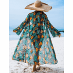 Floor | 3-Piece Floral Bikini Set with Complimentary Cover-Up - Velvet Haven