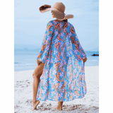 Floor | 3-Piece Floral Bikini Set with Complimentary Cover-Up - Velvet Haven