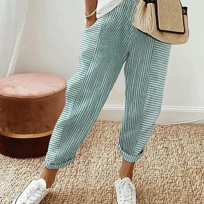 Matilda | Striped Trousers - Velvet Haven