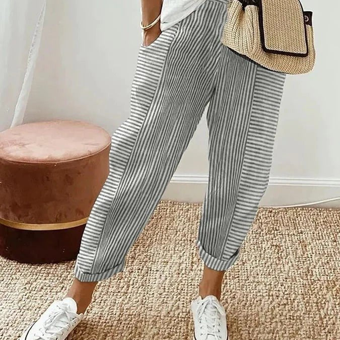 Matilda | Striped Trousers - Velvet Haven