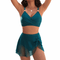 Hanne | High-Waisted Bikini with Mesh Skirt - Velvet Haven