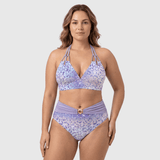 Hester | Ring-Detail Ombré Halterneck Bikini Set - Velvet Haven