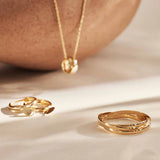 Golden Léna Trielle Ring