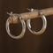 Polished Silver Classic Hoop Earrings - Velvet Haven